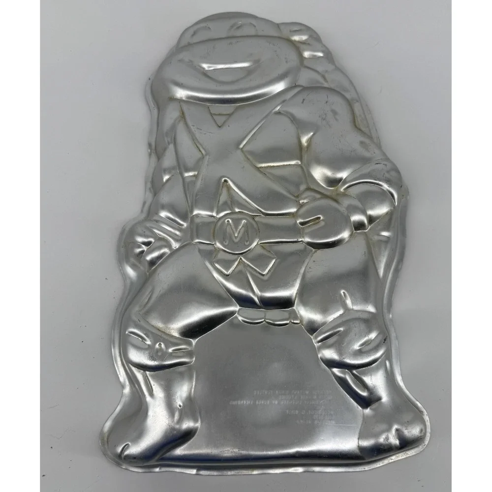 Vintage 1989 Wilton TMNT Michelangelo Cake Pan Mold Teenage Mutant Ninja Turtles